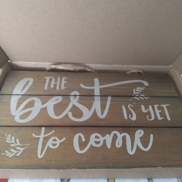 Wooden Decorative Hanging Sign - Picture 6 of 6